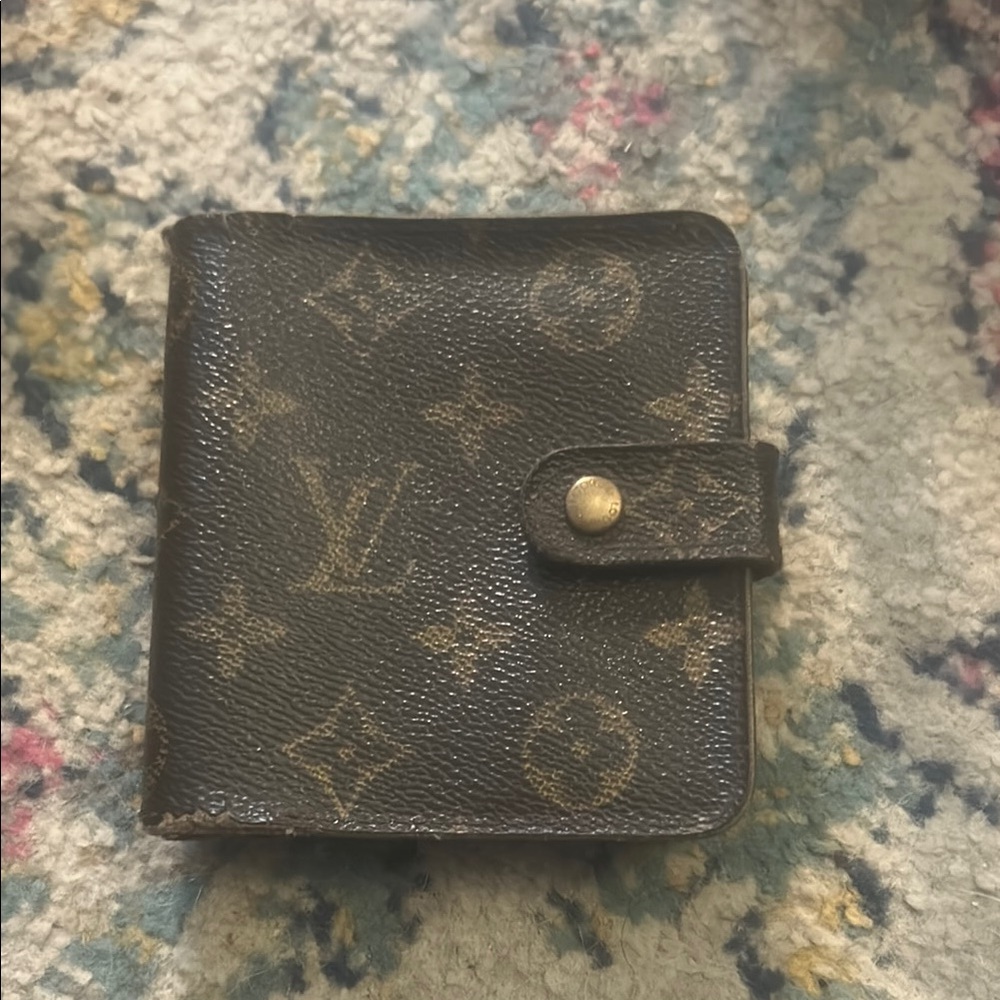 Louis Vuitton Black and Brown Wallet